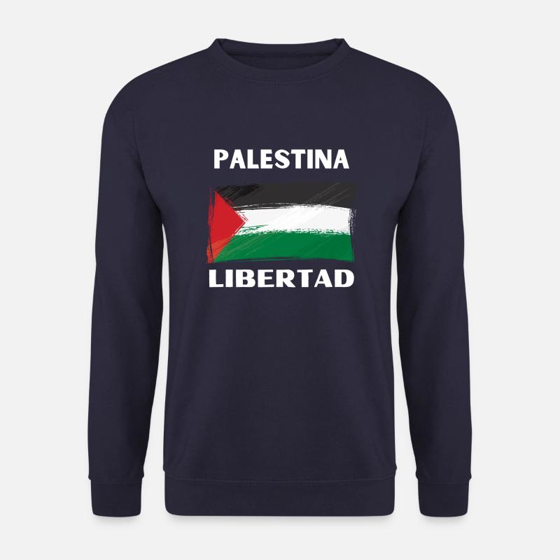 PALESTINE PALESTINE PALESTINE - Unisex Pullover - Navy