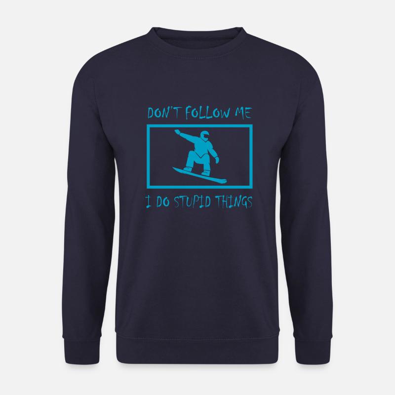 Snowboard Snowboarder - Unisex Pullover - Navy