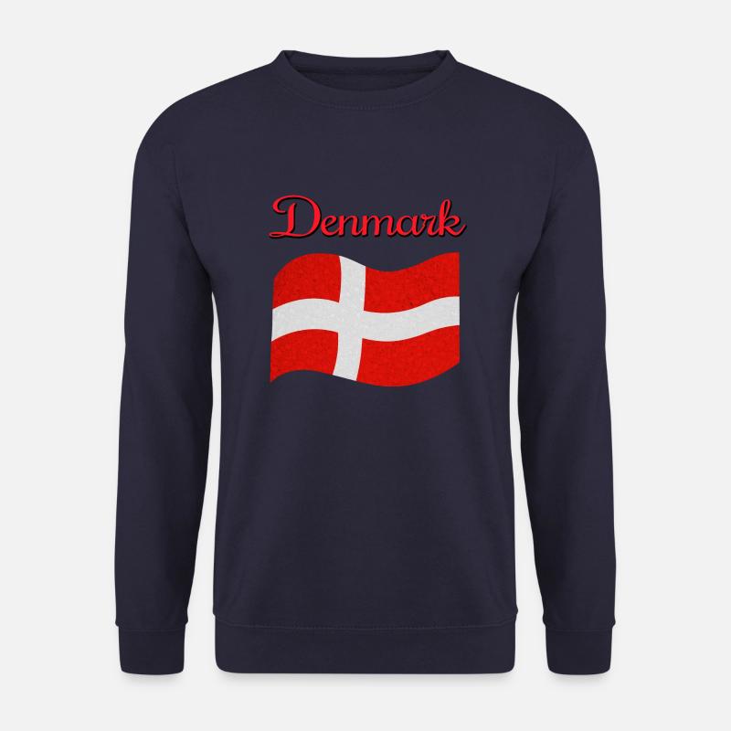 Drapeau du Danemark - Sweat-shirt Unisexe - marine