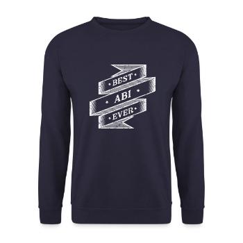 meilleur abi jamais 1 - Sweat-shirt Unisexe - marine - Devant - Alina (178cm) & Michal (187cm)