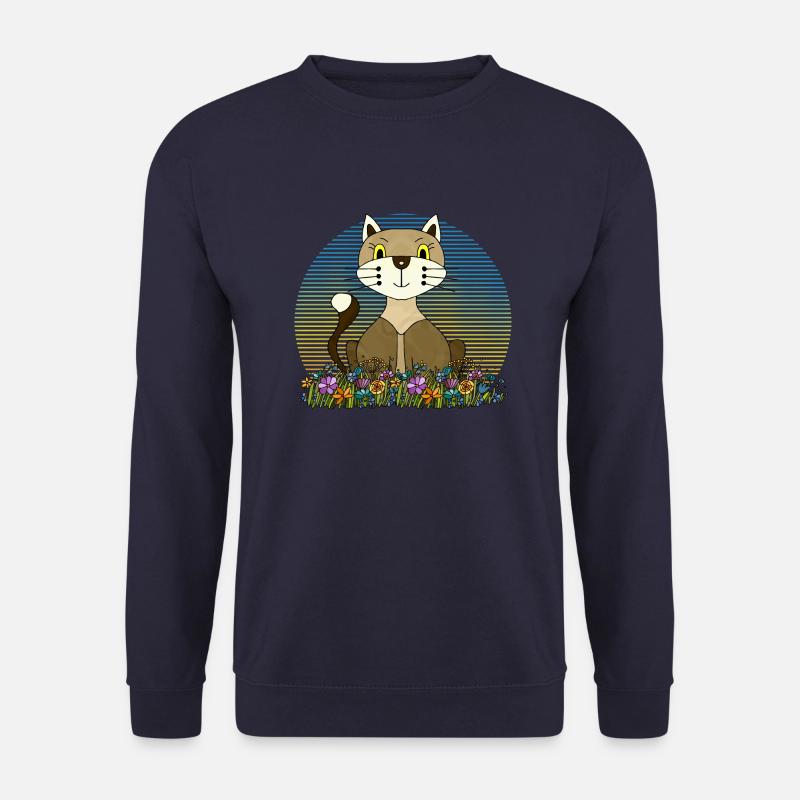 Cat - Unisex Sweatshirt - navy