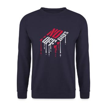 pas de jours de congé devis - Sweat-shirt Unisexe - marine - Devant - Alina (178cm) & Michal (187cm)