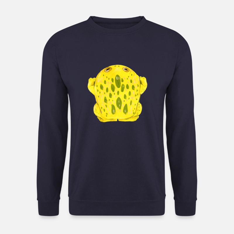 Frog Toad Yellow - Unisex Sweatshirt - navy