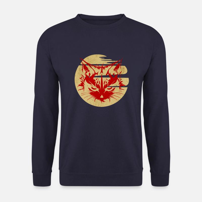 Katze - Mond - Kitten - Unisex Pullover - Navy