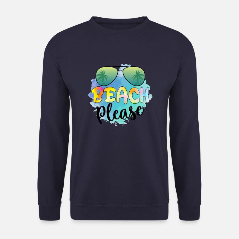 Beach - Unisex Pullover - Navy