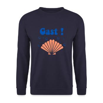 Gast ! - Sweat-shirt Unisexe - marine - Devant - Alina (178cm) & Michal (187cm)