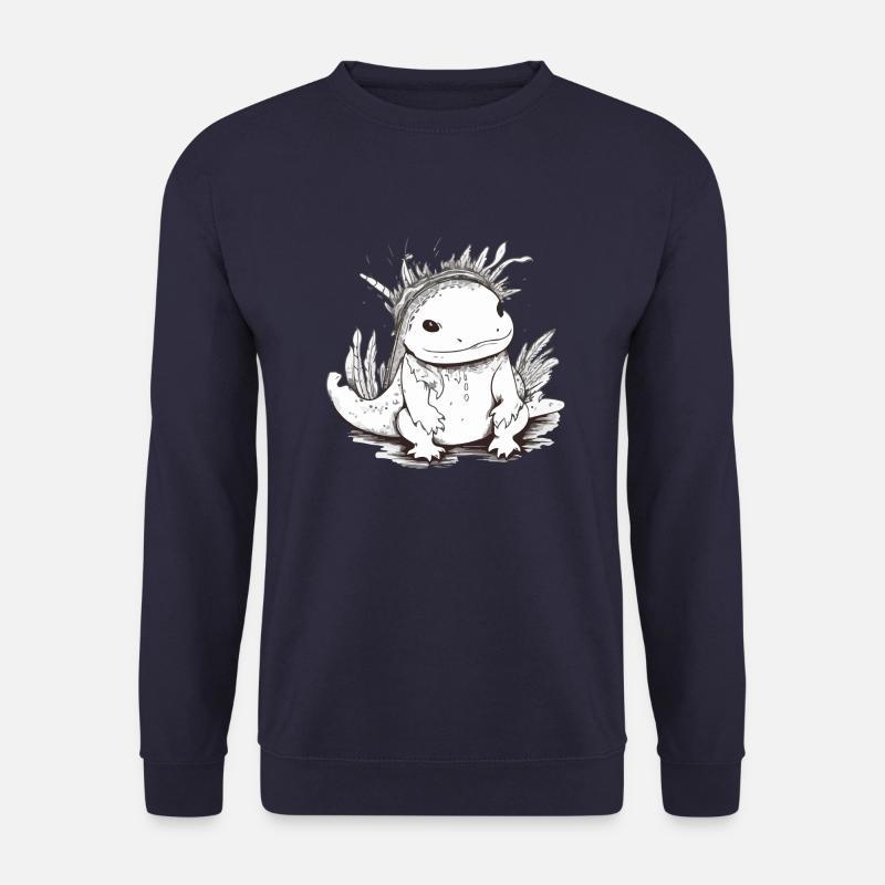 Kouak the axolotl - Unisex Sweatshirt - navy
