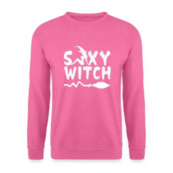 Sexy Witch Geschenk zur Walpurgisnacht Halloween - Unisex Pullover - Pink - Vorne