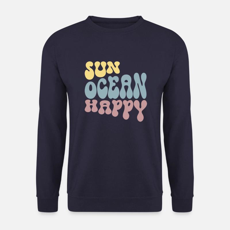 Sun Ocean Happy - Unisex Pullover - Navy