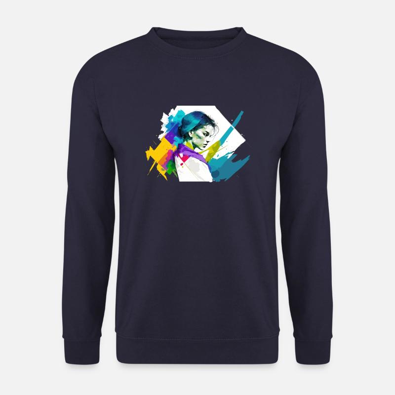 Bleib cool, Mädel - Unisex Pullover - Navy