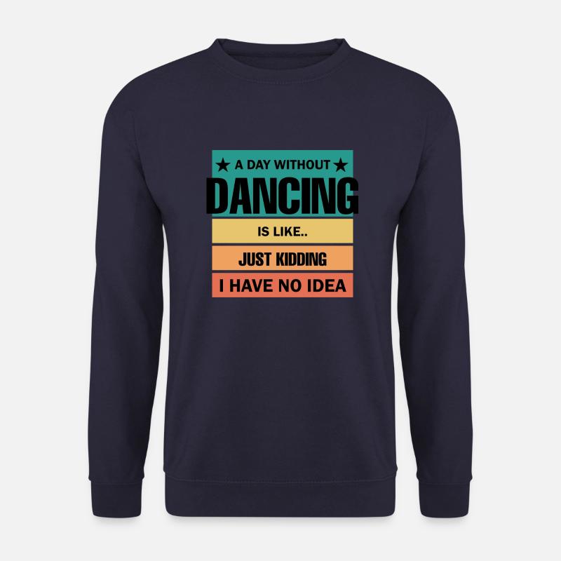 Dancing Dance Music - Unisex Pullover - Navy