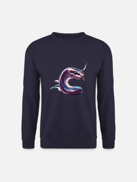 Chrome Snake Part 2 - Unisex Sweatshirt - navy