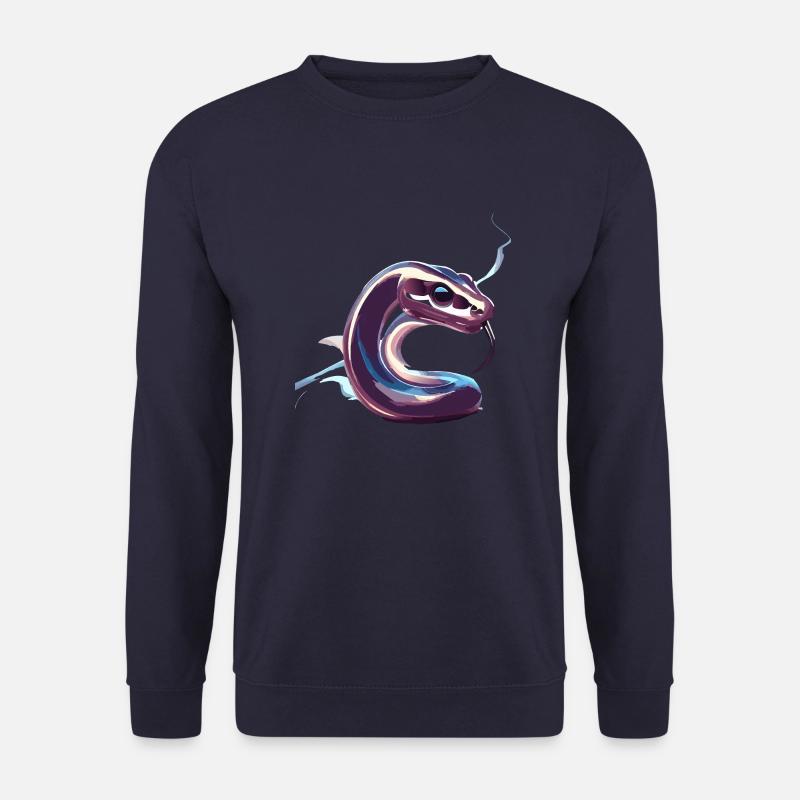 Chrome Snake Part 2 - Unisex Sweatshirt - navy
