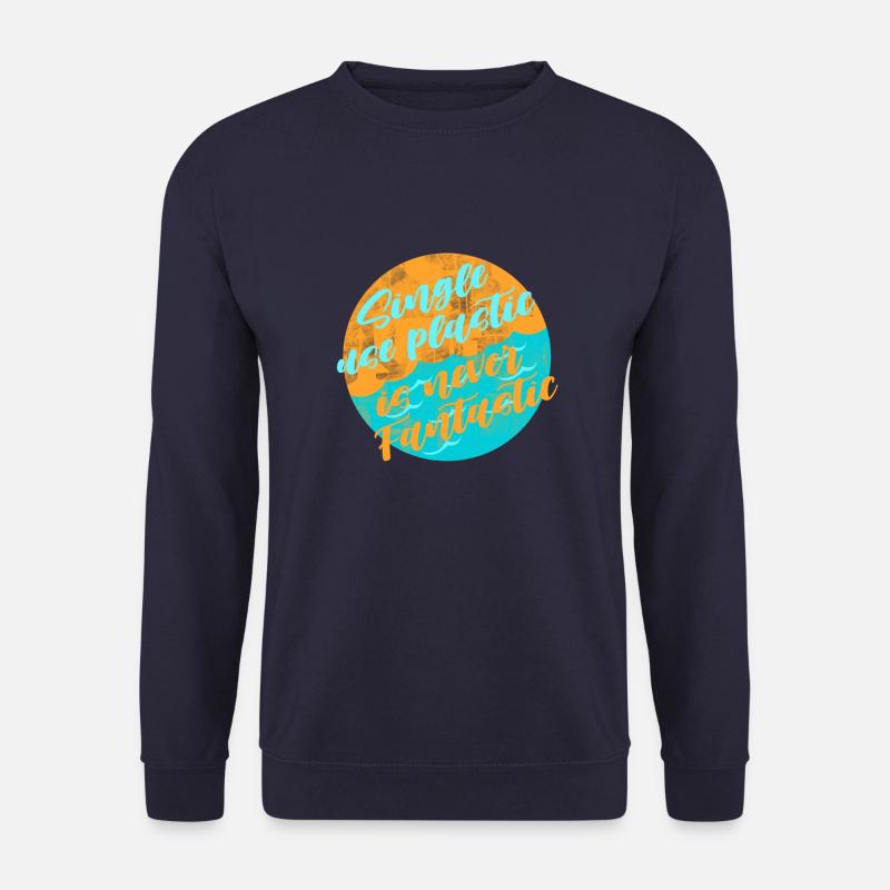 Plastik vermeiden - Unisex Pullover - Navy