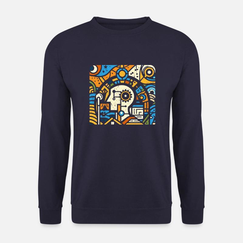 Cooles Techniker Kunst Geschenk - Unisex Pullover - Navy