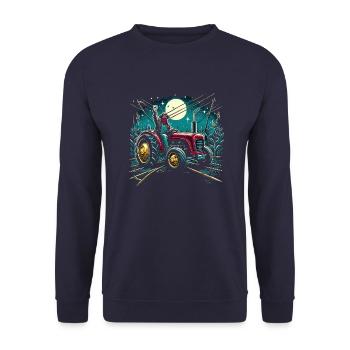 Agriculteur en colère - Sweat-shirt Unisexe - marine - Devant - Alina (178cm) & Michal (187cm)