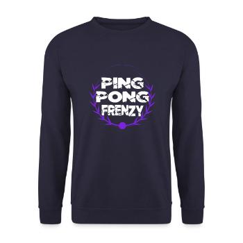 table tennis techniques competitive table tennis - Unisex Pullover - Navy - Vorne - Alina (178cm) & Michal (187cm)