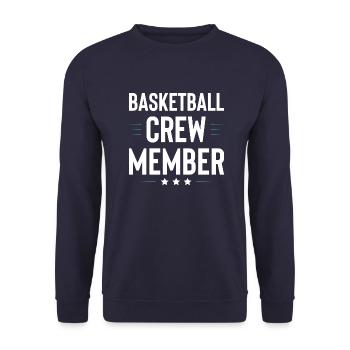 Équipe de basket-ball - Sweat-shirt Unisexe - marine - Devant - Alina (178cm) & Michal (187cm)