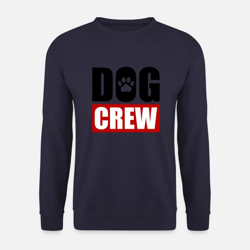 Hunde Crew - Unisex Pullover - Navy