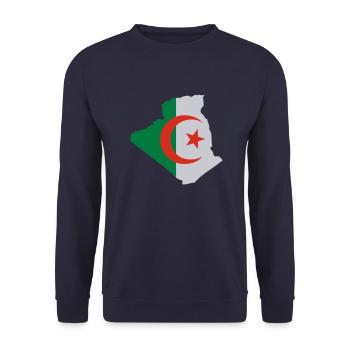 Algérie - Sweat-shirt Unisexe - marine - Devant - Alina (178cm) & Michal (187cm)