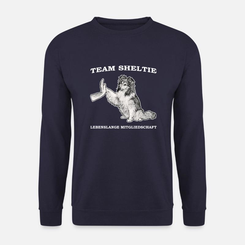 Team Sheltie - Unisex Pullover - Navy