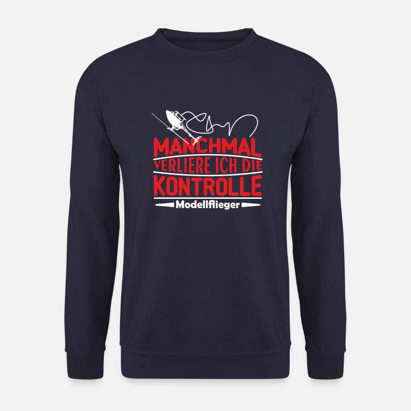 modellflieger helicopter Geschenk - Unisex Pullover - Navy