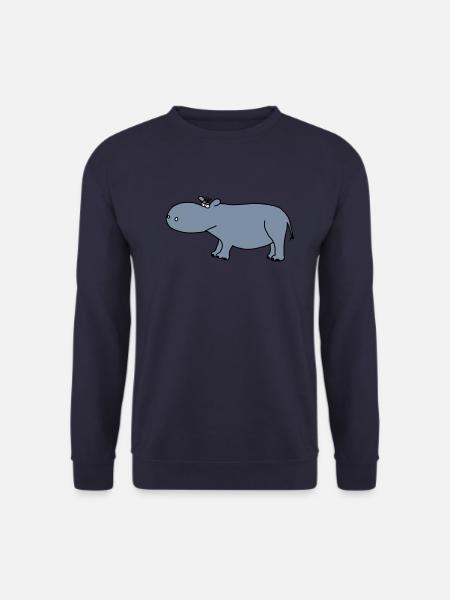 Nilpferd - Unisex Pullover - Navy