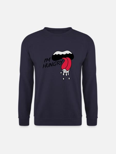 im_hungry_mouth - Unisex Sweatshirt - navy