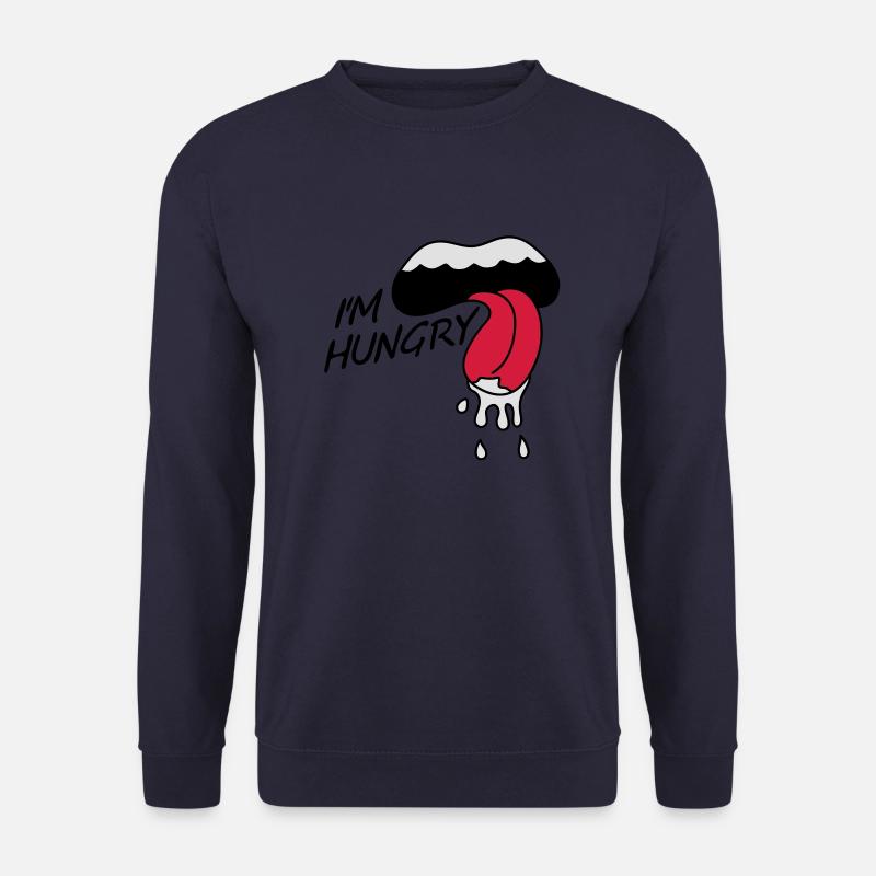 im_hungry_mouth - Unisex Pullover - Navy
