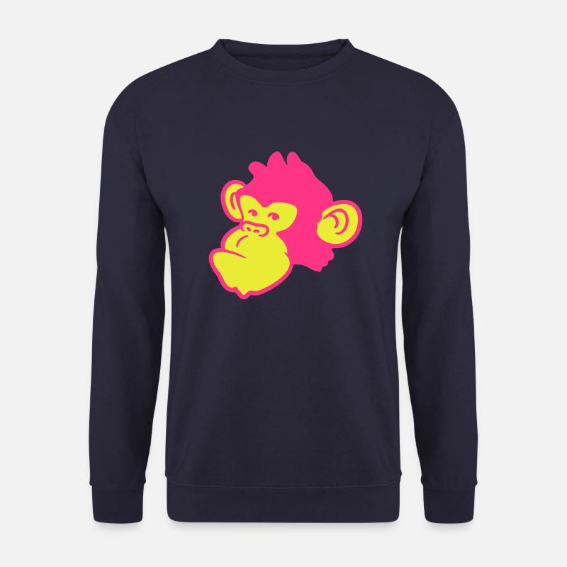 Cool Affen Kopf - Unisex Pullover - Navy