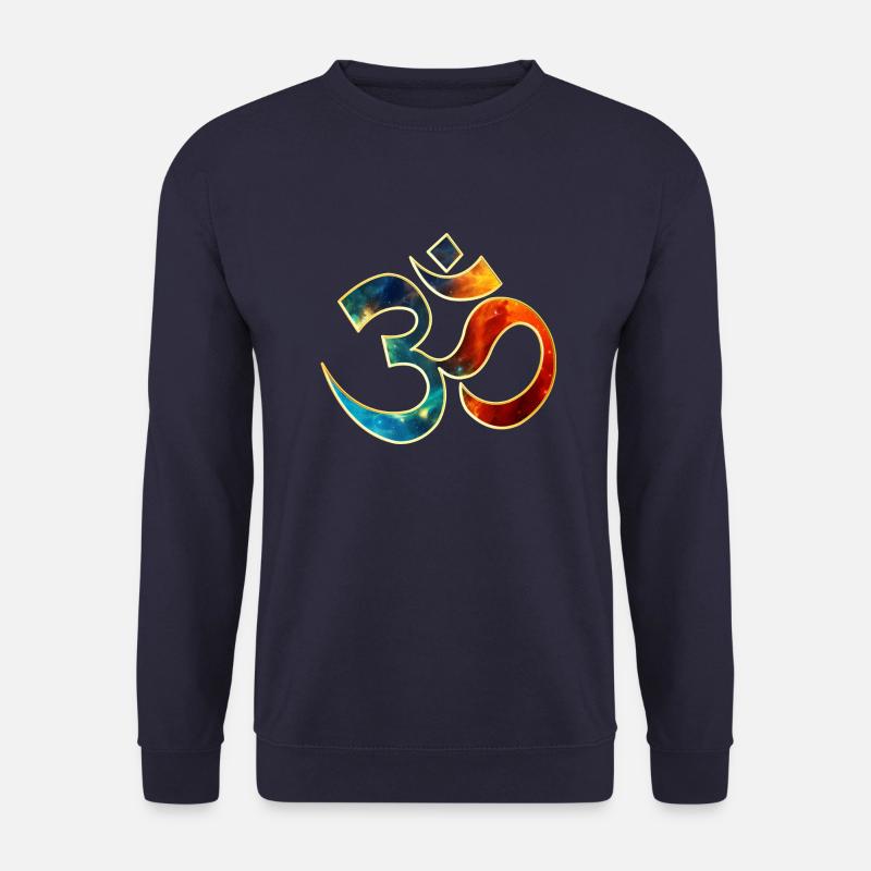 OM, Buddhismus, Yoga, Symbol, Evolution, Universum - Unisex Pullover - Navy