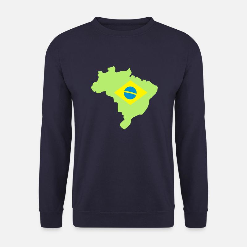 brasilien_umriss - Unisex Pullover - Navy