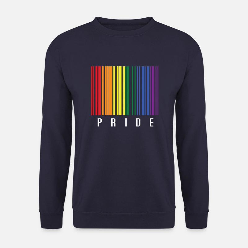 LGBTQ Barcode - Unisex Sweatshirt - navy