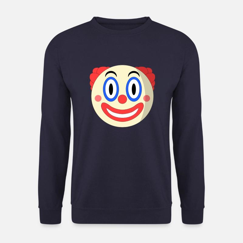 Clown Clown Emoji Gesicht - Unisex Pullover - Navy