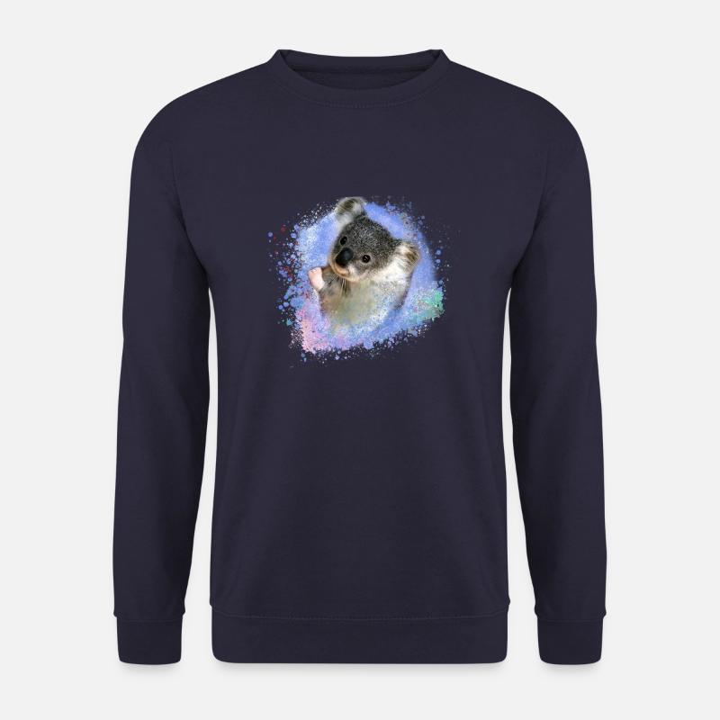 koala ,bunt,graffiti,malerei,koala bär - Unisex Pullover - Navy