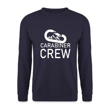Bouldern Klettern Climbing - Unisex Pullover - Navy - Vorne - Alina (178cm) & Michal (187cm)