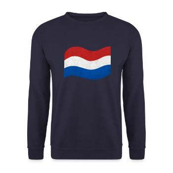Drapeau des Pays-Bas - Sweat-shirt Unisexe - marine - Devant - Alina (178cm) & Michal (187cm)