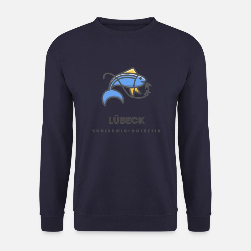 Lübeck Schleswig Holstein - Unisex Pullover - Navy