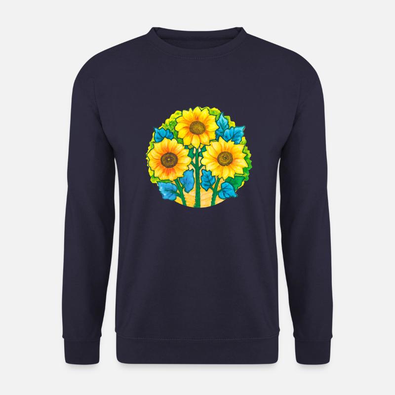 Sonnenblumen - Unisex Pullover - Navy