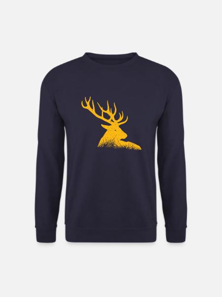 Hirsch - Unisex Pullover - Navy