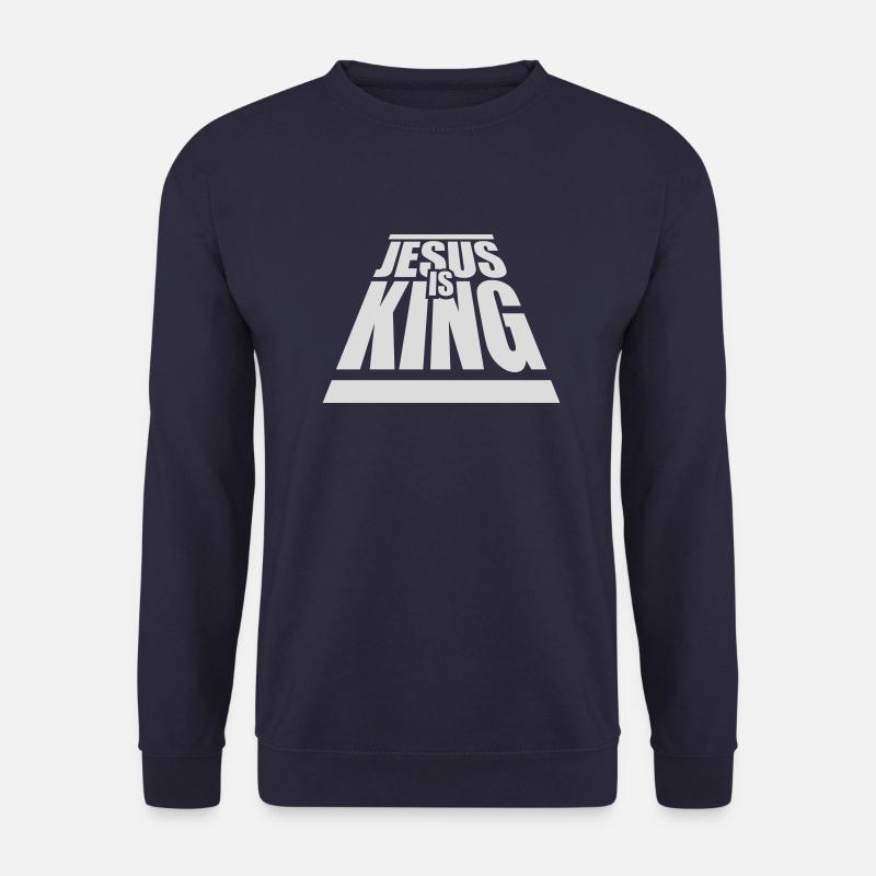Citation de Jésus est roi - Sweat-shirt Unisexe - marine