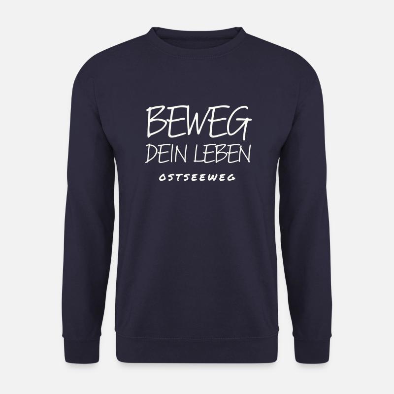 Text weiß - Unisex Pullover - Navy