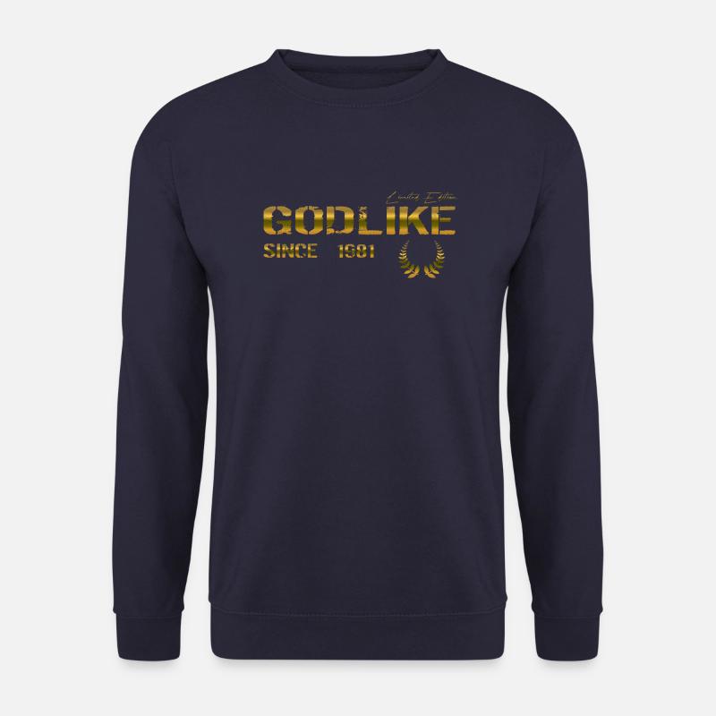 Godlike since 1981 - Unisex Pullover - Navy