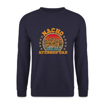 Mexico Jalapenos Nachos Cheese Mexican cuisine - Unisex Pullover - Navy - Vorne - Alina (178cm) & Michal (187cm)