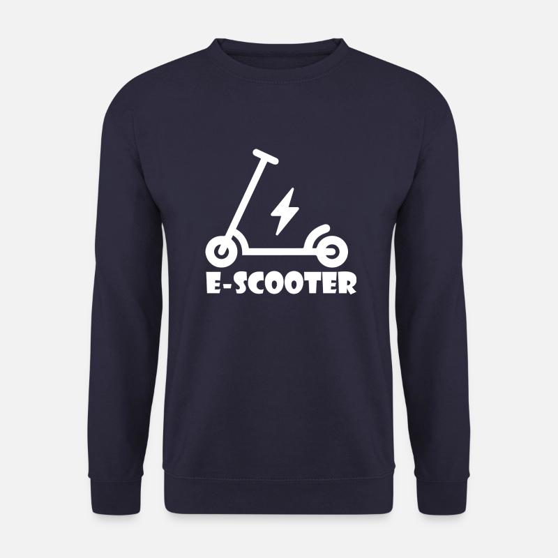 E-Scooter Roller Scooter - Unisex Sweatshirt - navy