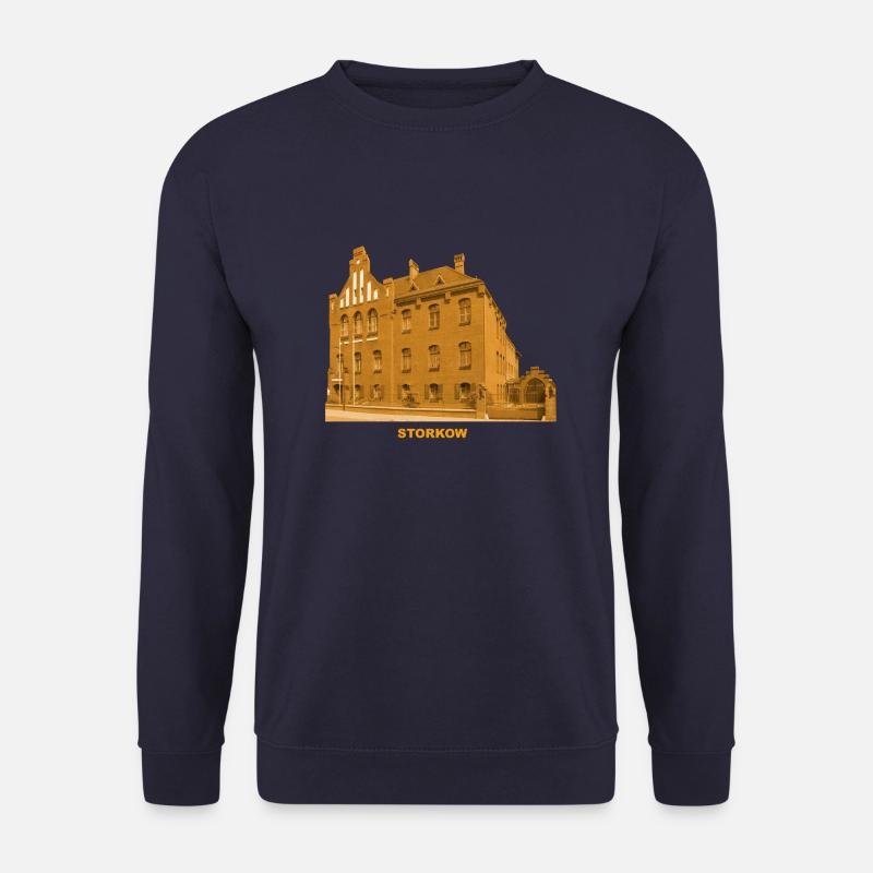 Storkow Mark Rathaus Oder Spree Brandenburg - Unisex Pullover - Navy