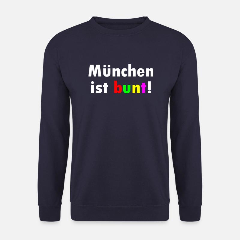 München ist bunt - Unisex Pullover - Navy