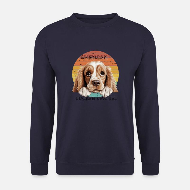 Amerikanischer Cocker Spaniel - Unisex Pullover - Navy