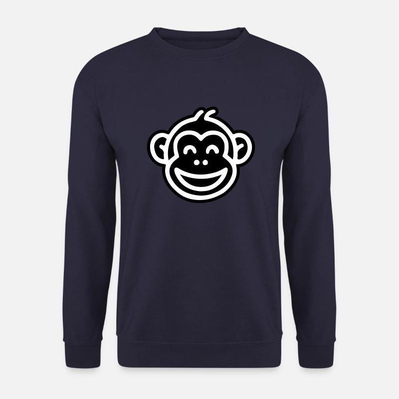 Affe Kopf Witzig - Unisex Pullover - Navy