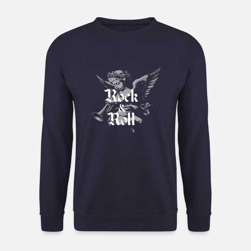 Rock'n'Roll-Logo-Design - Unisex Pullover - Navy
